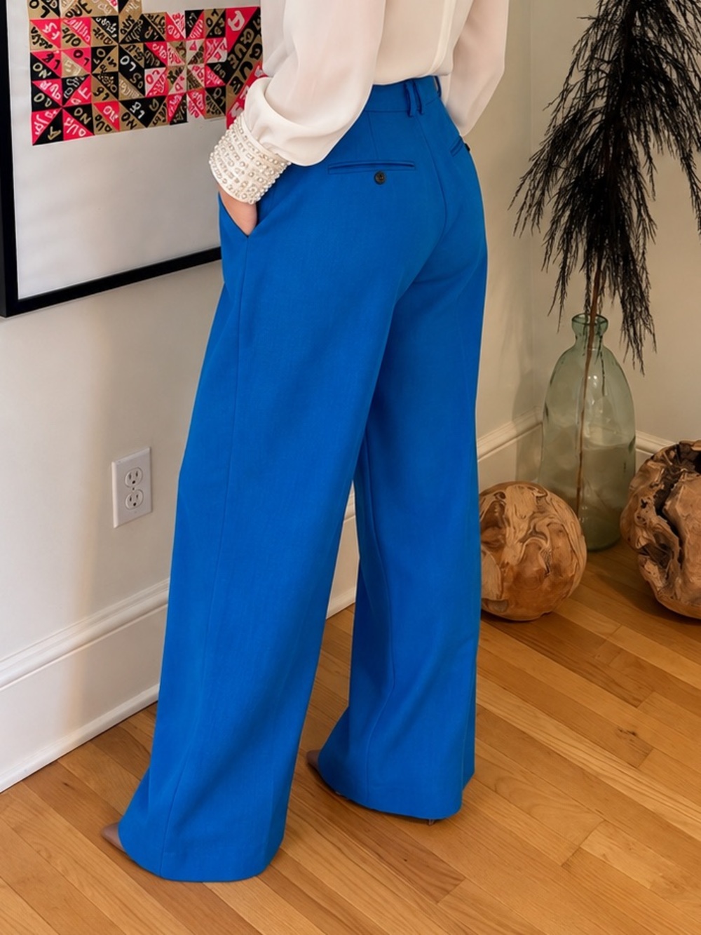 Topshop Cobalt Blue Trousers